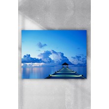 Mey İthalat Postermanya (PSTER3970) Masmavi Deniz Manzara Poster