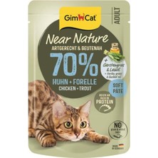 Mey İthalat Gimcat Near Nature Tavuklu&alabalıklı 85 Gram