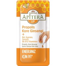 Mey İthalat Apitera Up Doğal Bal, B Vitaminleri, Kırmızı Ginseng, Guarana ve Propolis Içeren Takviye Edici 7’li Saşe