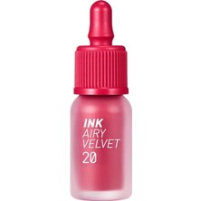 Mey İthalat Uzun Süre Kalıcı Hafif Formüllü Kadife Bitişli Tintperipera Ink Airy Velvet(20 Beautiful Coral Pink)