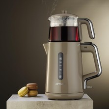 Mey İthalat Aryıldız Tea Perfect Çay Makinesi Bej