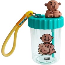 Mey İthalat Lisanslı Süslemeli ve Askılı Plastik Şişe (520ML) - Shooky By Mınıso