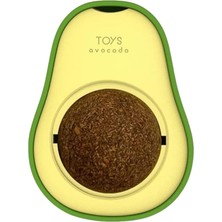 Mey İthalat Buffer® Avokado Model Yapışkanlı Kedi Oyuncağı Yenilebilir Kedi Nanesi Otu