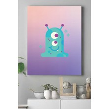 Mey İthalat Postermanya (PSTER15268) Uzay Temalı Çocuk Odası Kanvas Tablo 4 21 x 30
