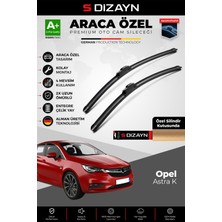 S-Dizayn Opel Astra K Ön Cam Silecek Seti 2015-2021 Premium Araca Özel 70-60 cm  A+ Kalite