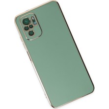 Bezos Note 10 Kılıf Volet Silikon - Açık Yeşil