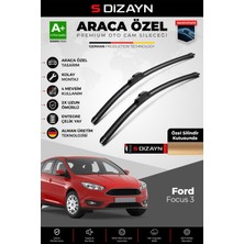 S-Dizayn Ford Focus 3 Ön Cam Silecek Seti 2011-2019 Premium Araca Özel 70-70 cm  A+ Kalite
