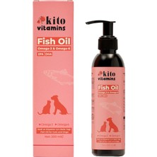 Mey İthalat Kito Balık Yağı 200 ml (Kedi ve Köpekler Için Omega 3 & 6 Içerikli Deri, Tüy, Eklem ve Kalp Sağlığı Destekleyici Balık Yağı)