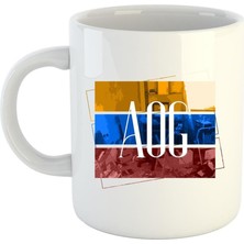 Mey İthalat Aog Logo Baskılı Porselen Kupa Bardak #6