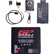 Gp Kompozit GP Garaj TKP001 Motosiklet Takip Ve Güvenlik Sistemi + Siren Alarm Modülü + Blokaj Sistemi + 2 Yıllık Lisans
