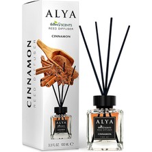 Mey İthalat Alya Nature's Scents Cinnamon Bambu Çubuklu Oda Kokusu- Tarçın Kokusu