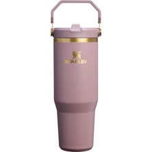 Mey İthalat Stanley The Iceflow Flip Straw 2.0 Tumbler 0.89L Pipetli Termos 10-13424-0173PEMBE