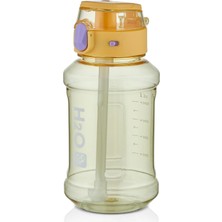 Mey İthalat The Mia H2O Fit Kilitli Matara Sarı 900 ml 75950