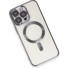 Bezos iPhone 15 Pro Kılıf Kross Magneticsafe Kapak - Titan Gri