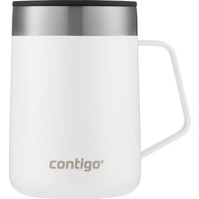 Mey İthalat Contigo Streeterville Vakumlu Masa Kupasi 420 ml Beyaz