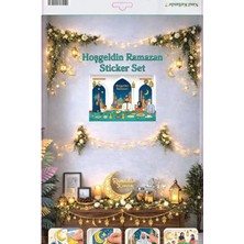 Mey İthalat Sticker Hoş Geldin Ramazan Süsü, Ramazan Süsleri, Ramazan Tavan Süsü Ramazan Desenli Ürünler