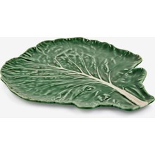 Bordallo Pinheiro Cabbage Yeşil Seramik Servis Tabağı 39,5 cm
