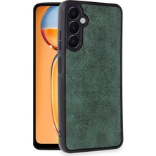 Bezos Galaxy A56 Kılıf Aras Deri Kapak - Koyu Yeşil