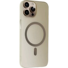 Bezos iPhone 14 Pro Tuna Pc Slim Magsafe Kapak - Titan Gri