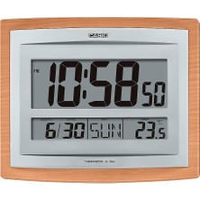 Mey İthalat Casio ID-15SA-5DF Duvar Saati, Gri-Kahve, Standart