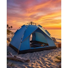 Bezos Su Geçirmez Kamp Çadırı Otomatik Kurulum 2 3 Kişilik Outdoor Çadır