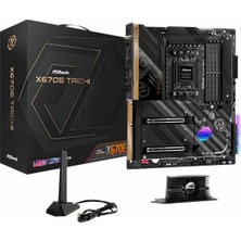 Asrock X670E Taıchı Wıfı-6e Ddr5 Hdmı-Dp Pcıe 5.0 Am5 Atx