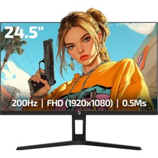 Mey İthalat Gamepower Kaze T10 24" 240Hz 0.5ms Fhd Fast IPS Gaming Monitör Siyah
