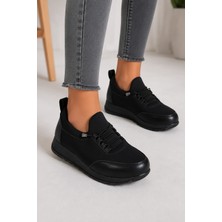 Mevese Sincere Rahat Taban Bağcıklı Kadın Sneaker Ayakkabı