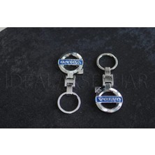 İdeal Aksesuar Volvo Metal Anahtarlık Şık Kaliteli Aksesuar Araba Oto Motor Car Keychain