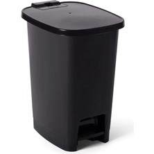 Mey İthalat Miss Collection Lüx Serisi Pedallı 25 Litre Çöp Kovası Siyah