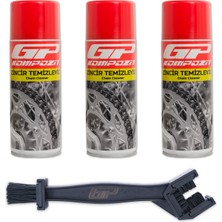 GP Kompozit BKM04 Motosiklet Bakım Seti (3 X Zincir Temizleyici + Zincir Temizleme Fırçası)