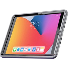 Bezos iPad 10.2 (7.nesil) Kılıf Hand Strap Tablet Kılıfı - Gri