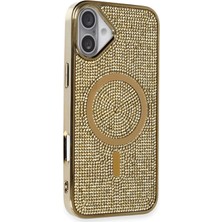 Bezos iPhone 16 Plus Kılıf Helen Magsafe Kapak - Gold