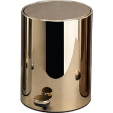 Mey İthalat System Pedallı Gold Çöp Kovası 3 Lt Gold Renk 265X203X203 mm