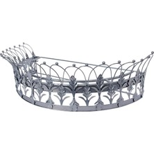 Mey İthalat Creative Co-Op Dekoratif Metal Perde Veya Canopy Crown