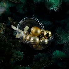 Mey İthalat Koopman New Year 12 Parça Yılbaşı Topu Gold 30 mm
