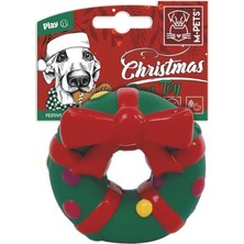 Mey İthalat M-Pets Chrıstmas Festıve Wreath Köpek Oyuncağı