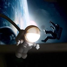 Mey İthalat Yaratıcı Astronot USB Işık Esnek USB LED Işık Dizüstü Bilgisayar, Masaüstü, Pc ve Mac Bilgisayar Için, Güç Bankası Veya Dizüstü Bilgisayardan Güç