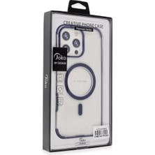 Bezos iPhone 14 Pro Max Hilton Magsafe Kapak - Lacivert