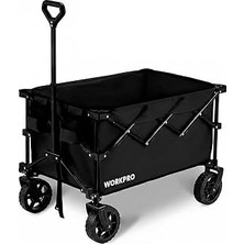 Mey İthalat Workpro WP285015 80KG 4 Tekerli Katlanabilir Ağır Hizmet Taşıma Arabası
