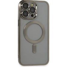 Bezos iPhone 14 Pro Max Kılıf Kross Magneticsafe Kapak - Titan Gri