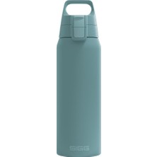 Mey İthalat Sıgg - Yalıtımlı Içecek Şişesi – Shield Therm One Morning Blue – Asitli Içecekler Için Uygundur – Sızdırmaz – Bulaşık Makinesinde Yıkanabilir – Bpa Içermez –%90 Geri Dönüştürülmüş Paslanmaz Çelik –