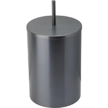 Mey İthalat System Banyo Çöp Kovası 3 Lt Füme 332X175X175 mm