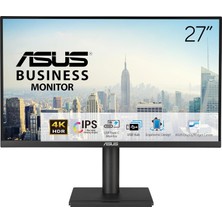 Mey İthalat Asus VA27UCPS 27 4K IPS Hdr 3840 x 2160 5ms 350CD Dp HDMI Usb-C Hoparlör Vesa 3yıl Elmb Sync,pd 65W Pıvot Monitör