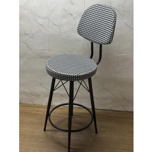 Kalafika Has Bar Sandalyesi Kazayağı Renk 75 cm Siyah 100 cm Ile 110 cm Arası Olan Ada & Masalara Uygundur Beyaz