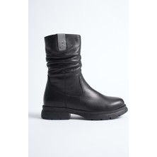 Analin Shoes Kadın Hakiki Deri Içi Kürklü Körüklü Bot