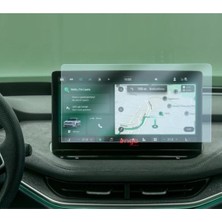 Mey İthalat Engo Skoda Enyaq 13 Inç Multimedya ile Uyumlu Ekran Koruyucu 9h Parlak Nano