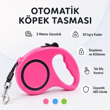 PratikBir Otomatik Köpek Tasması - 3 Metre