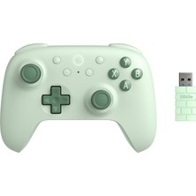 Mey İthalat 8bitdo Ultimate 2c Wireless Controller For Windows Pc And Android, With 1000 Hz Polling Rate, Hall Effect Joysticks And Triggers, And Remappable L4/r4 Bumpers (Green)