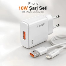 Toocki Micro USB Şarj Aleti Seti 10W Hızlı Şarj Adaptörü ve Micro USB Kablo - Güvenli ve Kompakt